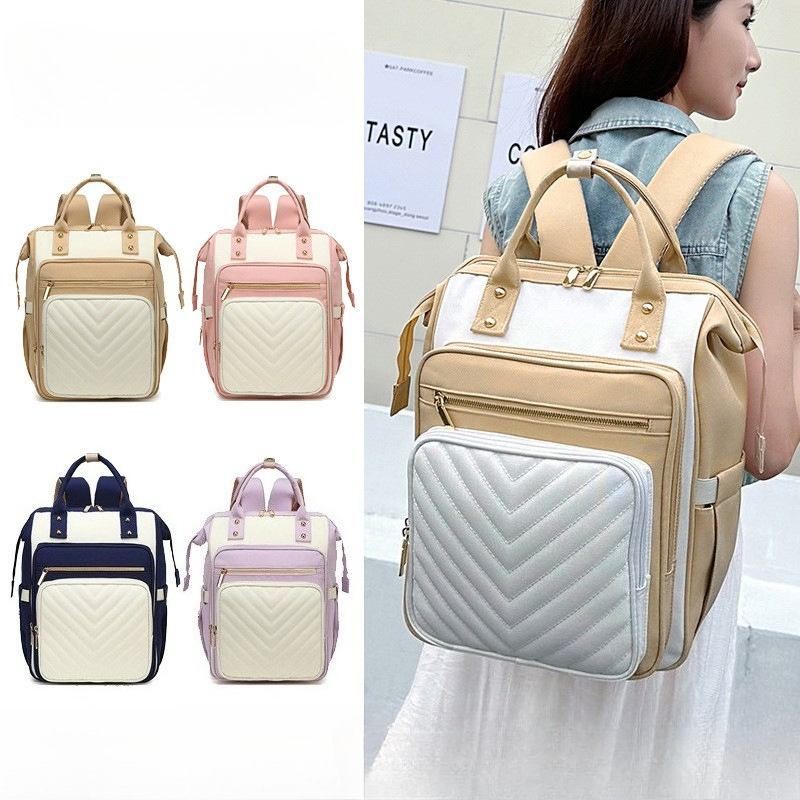 Backpack Diaper Bag - New Fashion Oxford Multi Functional Wear