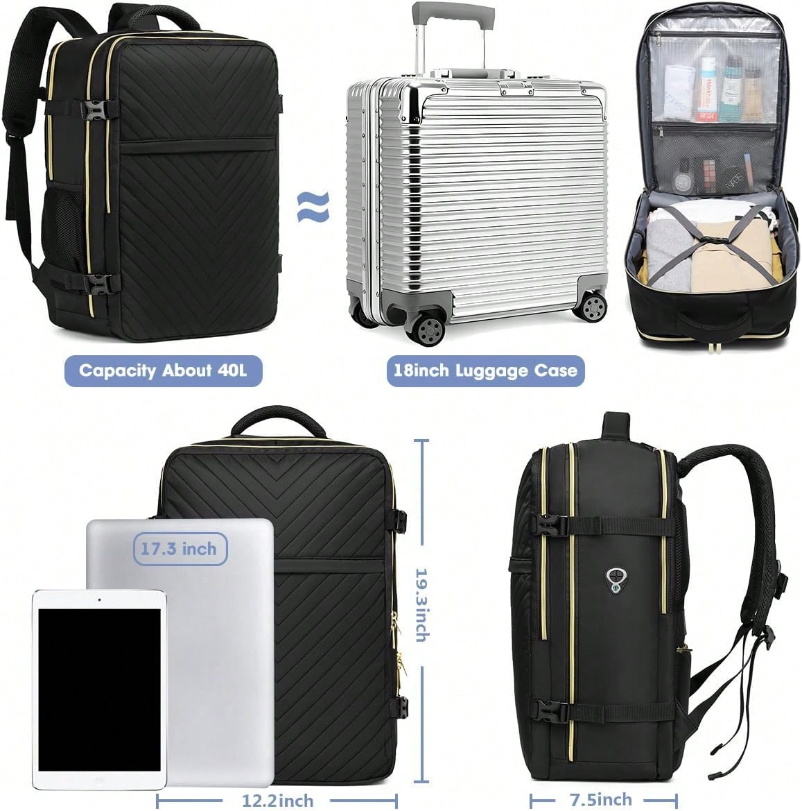 Large Carry On Travel Backpack - огляд і ціна Travel Backpack Anti Theft