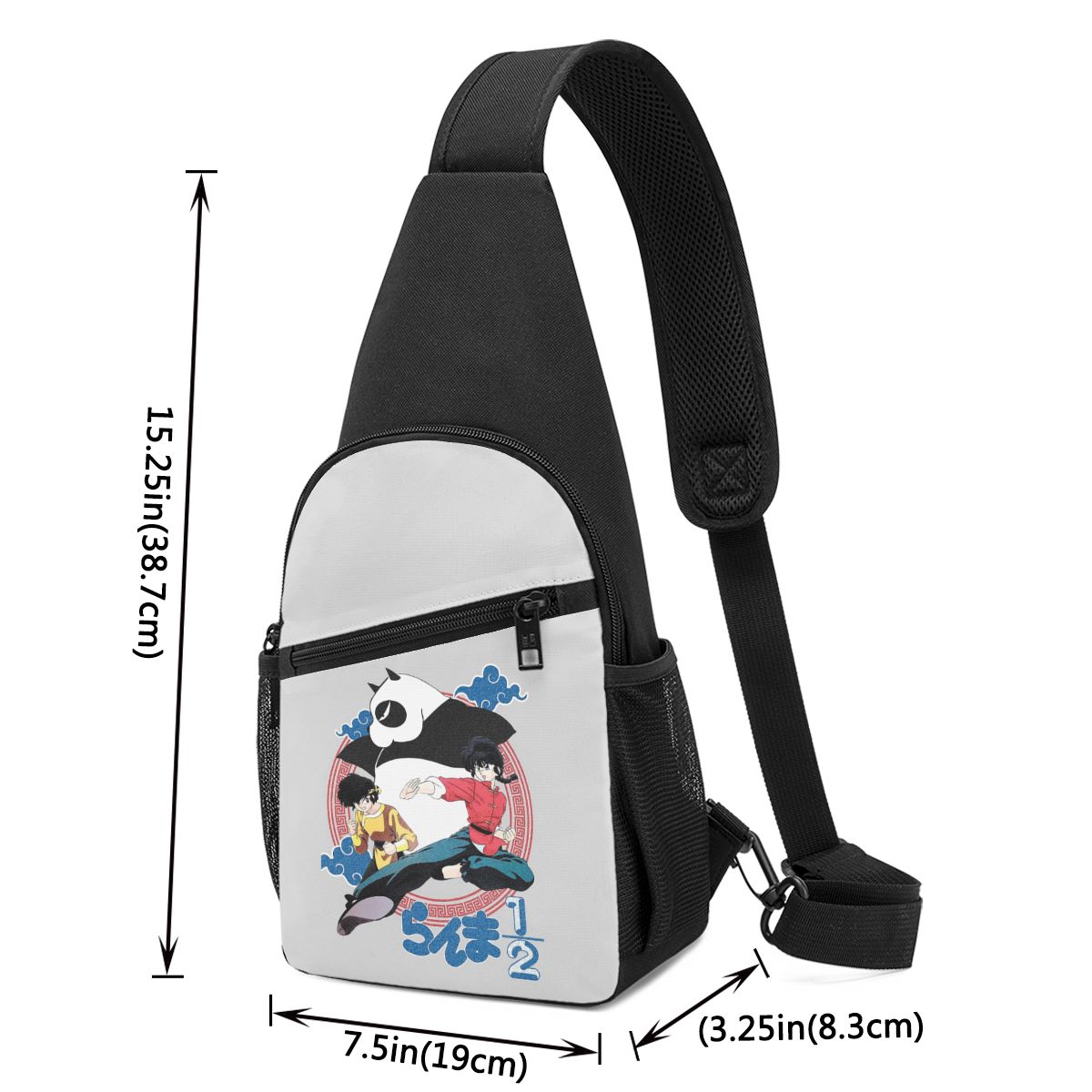 Ranma 1/2 Saotome Pig Girls Ch - огляд і ціна Sling Backpack Shoulder