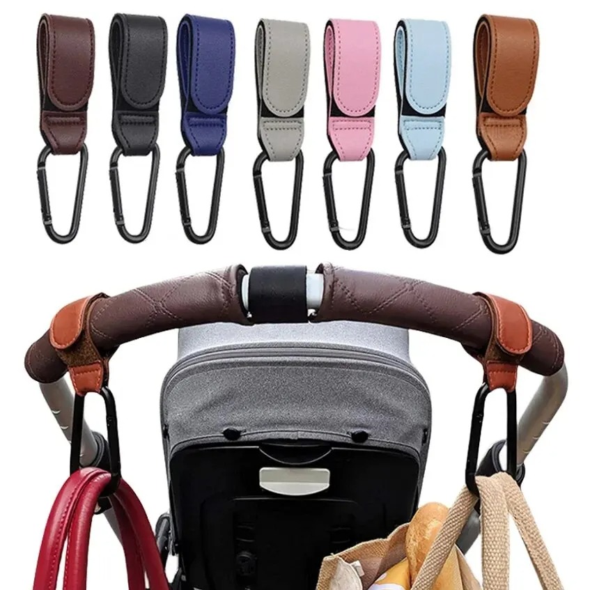 2Pcs Leather Cart Hooks Baby S - огляд і ціна Backpack Diaper Bag