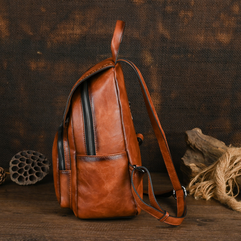 Johnature 2026 New Vintage Han - огляд і ціна Leather Backpack Vintage