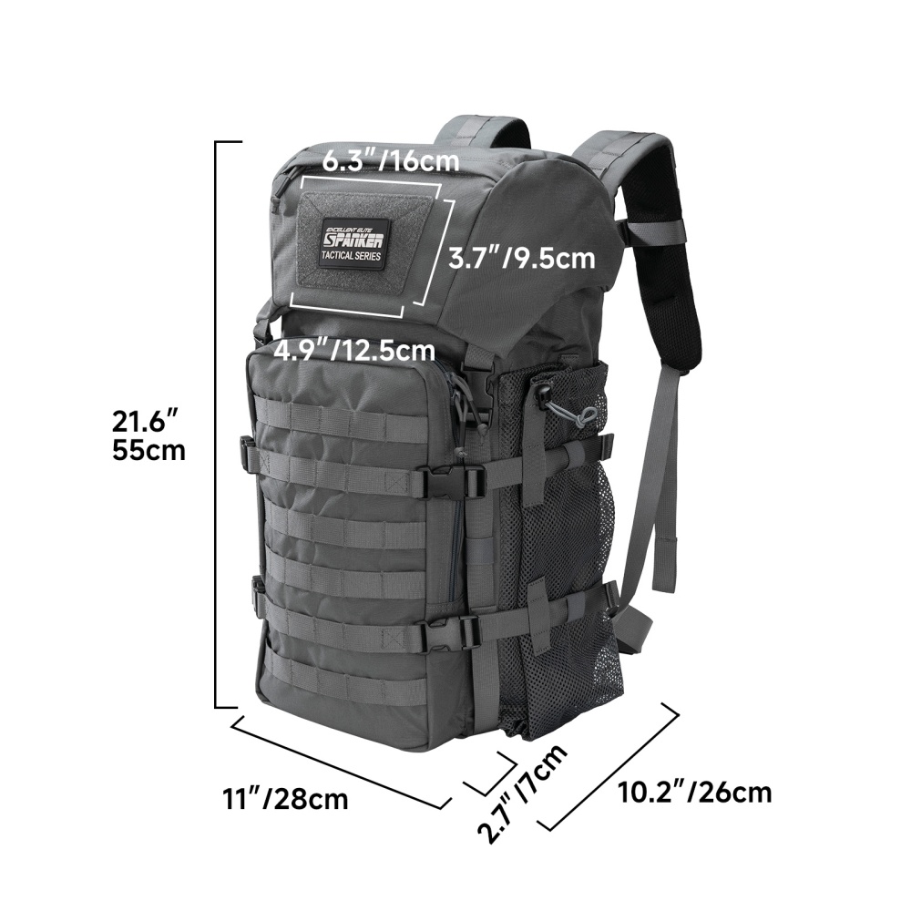 Tactical Backpack 40L 500D Nyl - огляд і ціна Rucksack Military Style