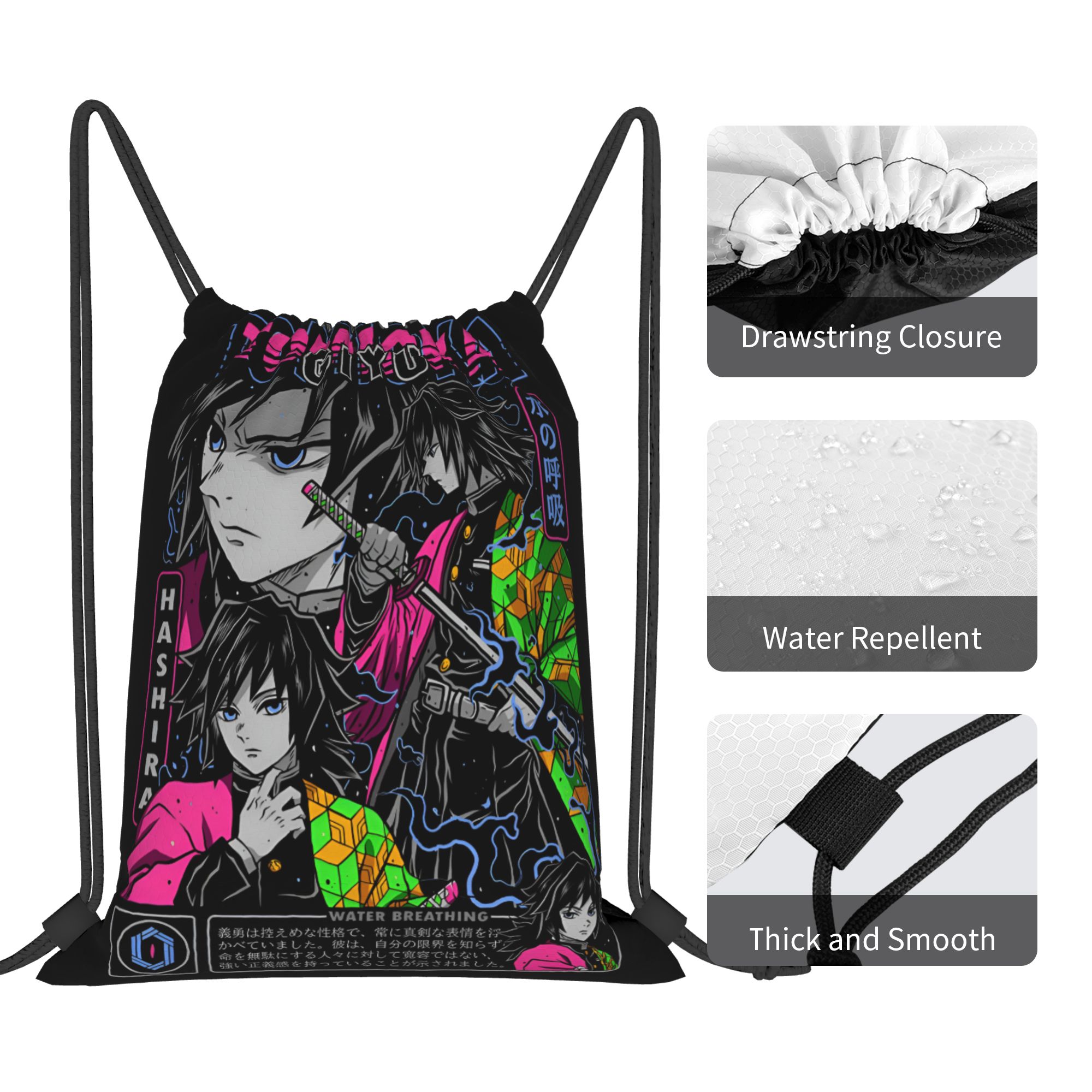 Custom Demon Slayers Drawstrin - огляд і ціна Drawstring Gym Bag